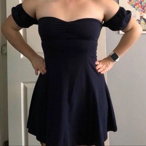 Navy Skater Dress